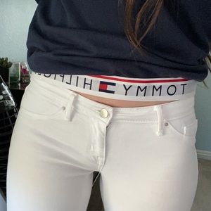white jeans